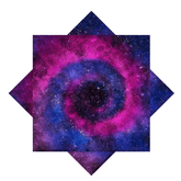 StarFlicks Space Designs Spinning Star in Multi Color Simple Exclusive Purple Space